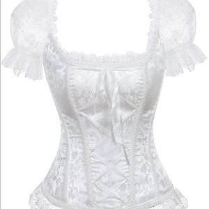 Corset bustier lingerie gothic lace Halloween costume plus size 2XL